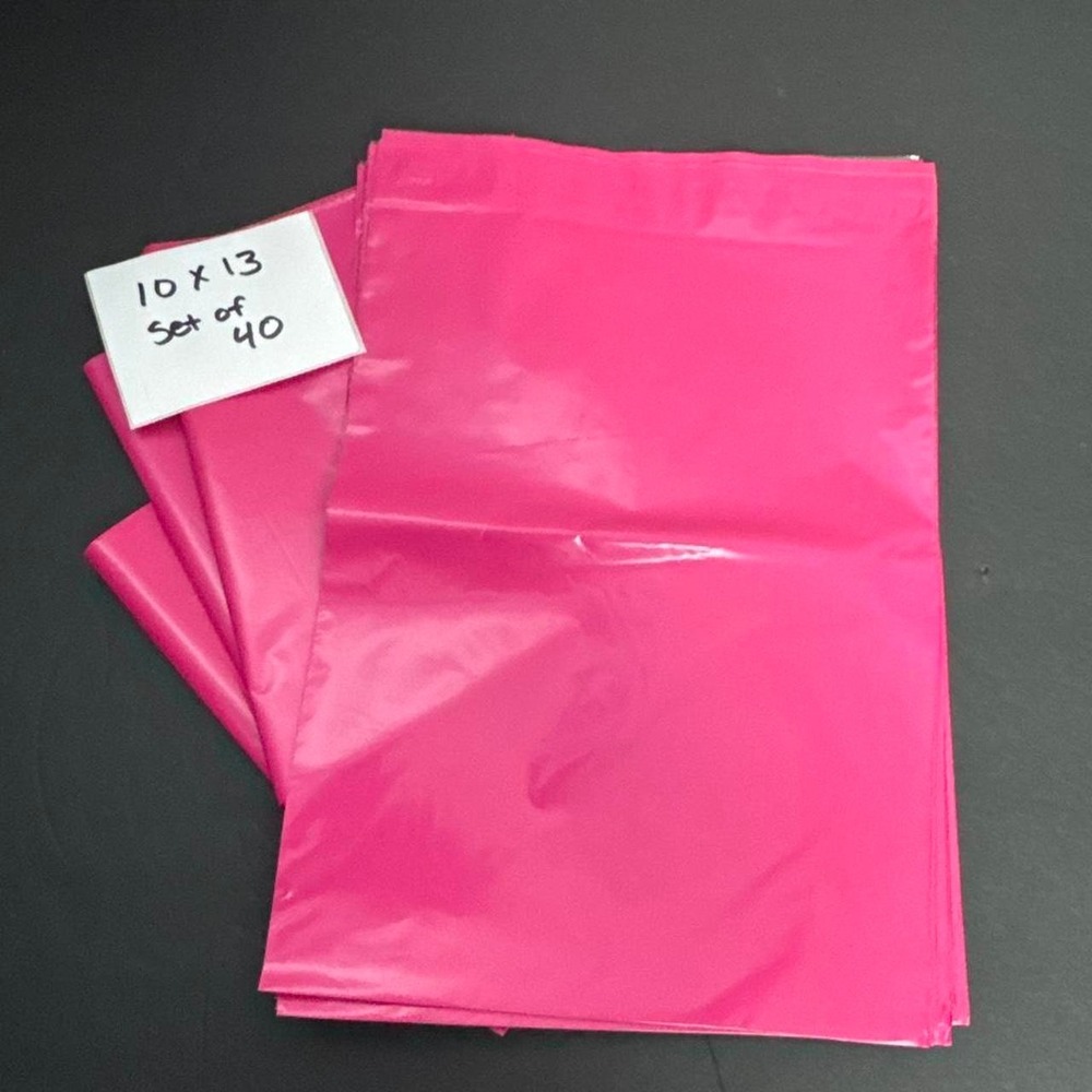 Pink Poly Mailers 10x13 Set of 40 Shipping Bags